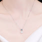 925 Sterling Silver Freshwater Pearl Moissanite Necklace