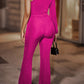 Cutout One-Shoulder Jumpsuit