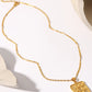 Cubic Zirconia Geometric Pendant Necklace