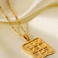 Cubic Zirconia Geometric Pendant Necklace