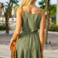 Ruffled Tie-Waist Sleeveless Mini Dress