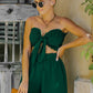 Smocked Frill Trim Tube Top and Shorts Set
