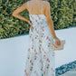 Floral Spaghetti Strap Ruffled Wide Leg Jumpsuit