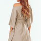 Tie Waist One-Shoulder Mini Dress