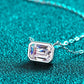 Beautiful Words 1 Carat Moissanite Pendant Necklace