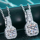 Look Amazing 2 Carat Moissanite Pendant Necklace