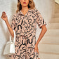 Printed Short Sleeve Shirt and Shorts Set