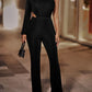 Cutout One-Shoulder Jumpsuit