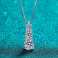 1.8 Carat Moissanite Triple-Pendant Necklace
