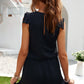 Ruffled V-Neck Romper