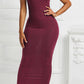 Ribbed Sleeveless Maxi Dress