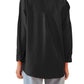 Women’s Solid Color Point Collar Button-front Closures Shirt