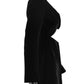 Women's Sexy Fake Two Piece Lapel Long Sleeve Blazer Dress