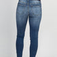 Maternity solid color belly support casual jeans